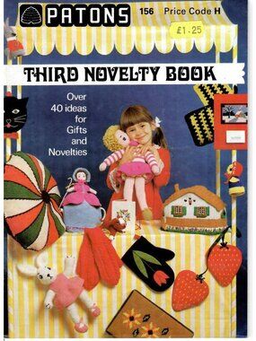 Knitting & Crochet Plush Patterns Stuffed Animals Pillows Dolls Vintage